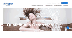 Desktop Screenshot of huter.at