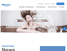 Tablet Screenshot of huter.at